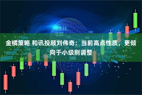 金橘策略 和讯投顾刘伟奇：当前高点性质，更倾向于小级别调整