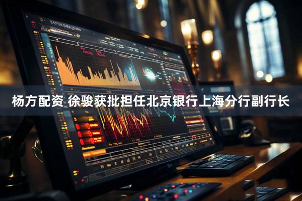 杨方配资 徐骏获批担任北京银行上海分行副行长